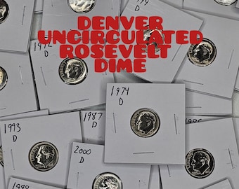 Uncirculated Denver Roosevelt Dimes 1968 Thru 2024 Pick Your Date