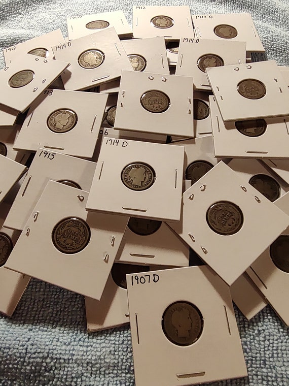 Barber Liberty Head Silver Dimes 1892-1916 Pick Your Date And Grade