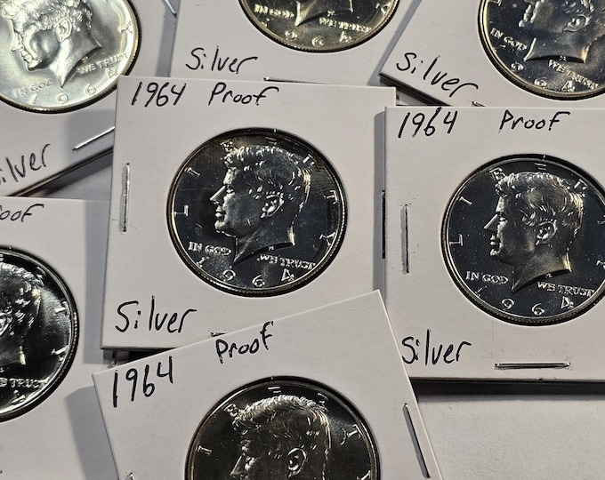 Silver Proof Kennedy half dollar 1964-2025 pick your year