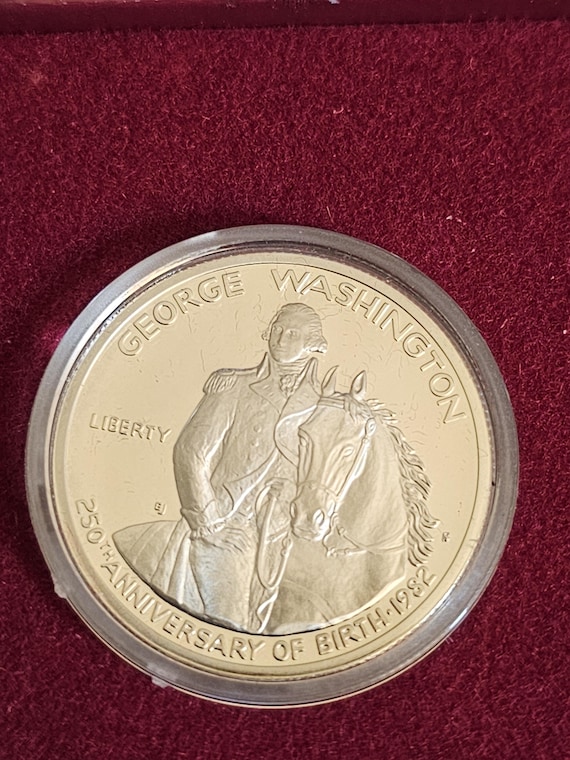 1982 S George Washington 250th anniversary silver proof commemorative