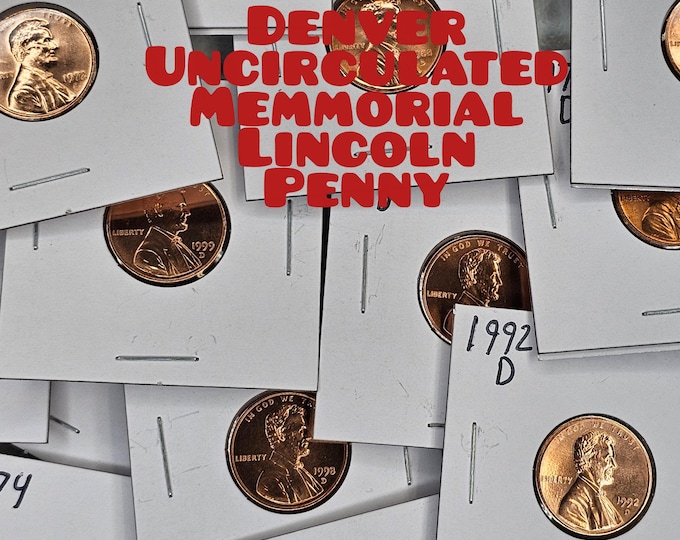 Uncirculated Lincoln Memorial Penny Denver Mint 1959-2009 Pick Your Date