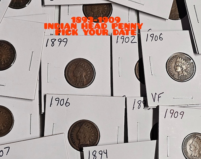 1 Indian Head Cents 1893-1909 Pick Your Date And Grade