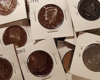 Proof Kennedy half dollar 1964-2020 pick your year
