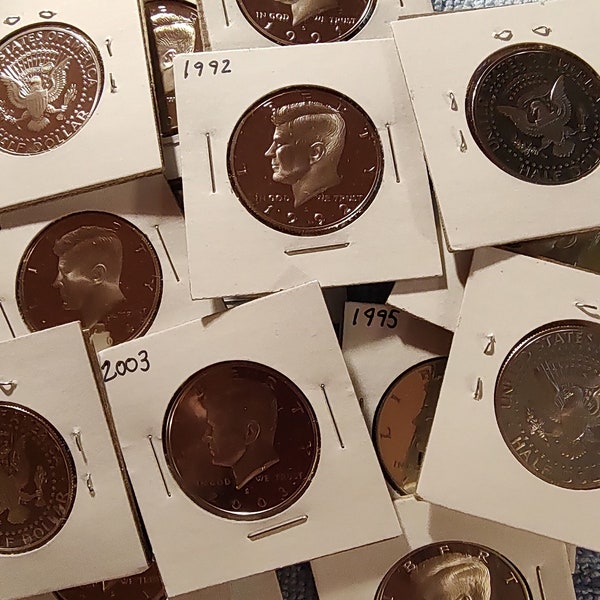 Proof Kennedy half dollar 1964-2020 pick your year