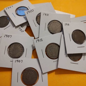 Liberty Head Nickel 1883-1912 pick your date and Grade