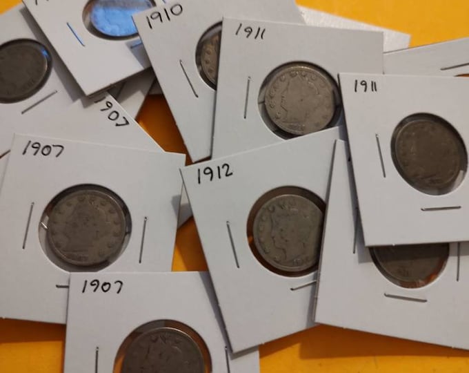 Liberty Head Nickel 1883-1912 pick your date and Grade