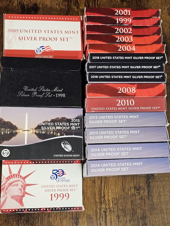 Silver S Mint Proof sets Pick Your Year