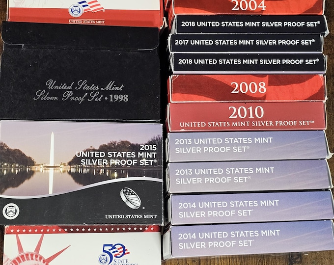Silver S Mint Proof sets Pick Your Year