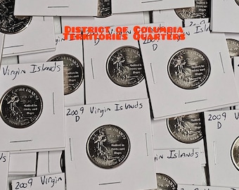 Uncirculated district of Columbia and United States Territories Quarter Pick Your Quarter and Mint