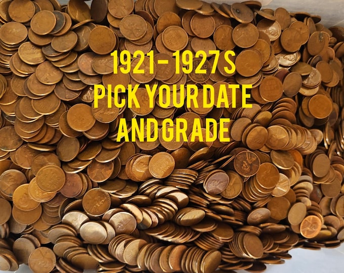 Wheat pennies 1921 Thru 1927 S Pick Your Year And Grade
