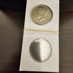 One Hundred (100) Half Dollar Size 2X2 Cardboard/Mylar Coin Holders Flips