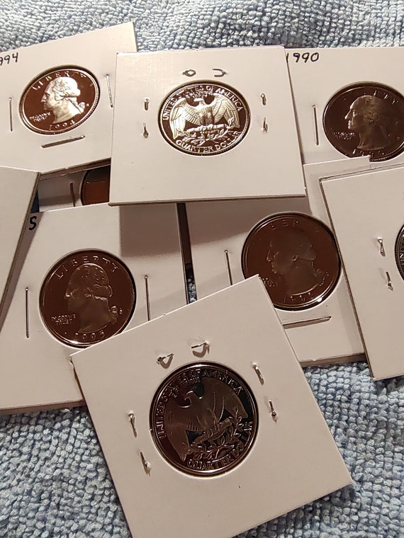 Proof Washington quarters 1932 - 1998 find your year PF quality