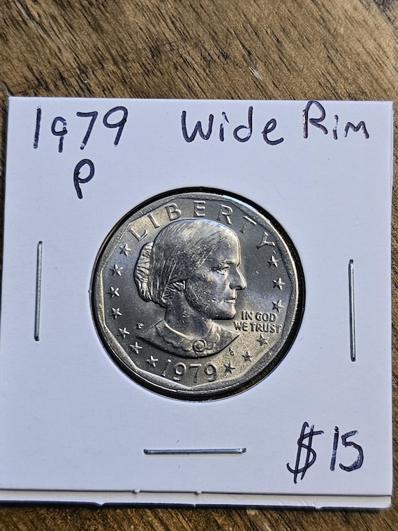 1979 P Wide Rim Near Date Susan B. Anthony Dollar