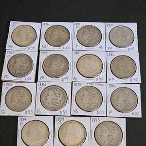 Vintage Silver Morgan Dollars 1878-1921 Pick Your Date and Grade bild 12