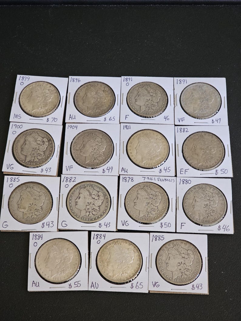 Vintage Silver Morgan Dollars 1878-1921 Pick Your Date and Grade bild 12