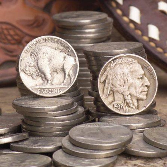 10 random buffalo nickel  1913 to 1938