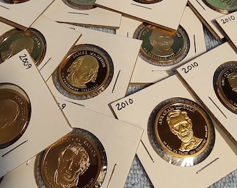 Proof Presidential Uncirculated One Dollar Coin 2007-2020 Pick Your President