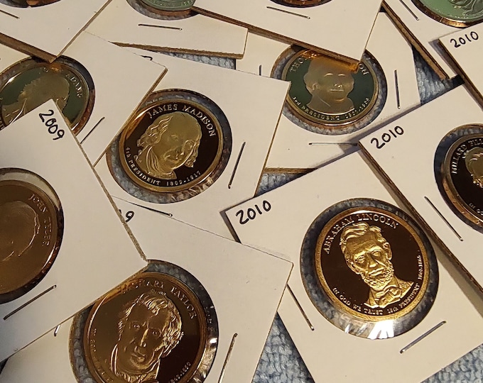 Proof Presidential Uncirculated One Dollar Coin 2007-2020 Pick Your President