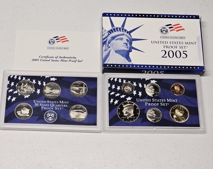 2005 S Proof Set 11 coins Included Original Mint Packaging