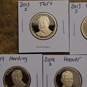 Proof Presidential Uncirculated One Dollar Coin 2007-2020 Pick Your President image 4