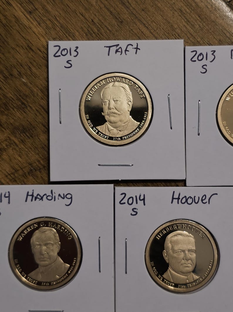 Proof Presidential Uncirculated One Dollar Coin 2007-2020 Pick Your President image 4