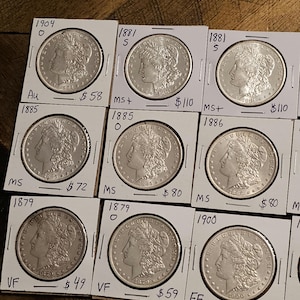 Vintage Silver Morgan Dollars 1878-1921 Pick Your Date and Grade bild 6