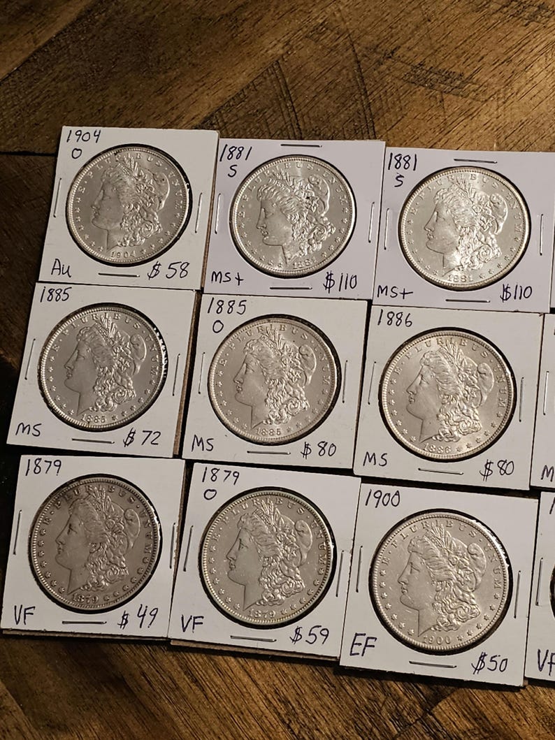 Vintage Silver Morgan Dollars 1878-1921 Pick Your Date and Grade bild 6