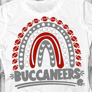 Football SVG DXF JPEG Silhouette Cameo Cricut sign Football iron on buccaneers Football rainbow bucs helmet cheerleader cute sign big game