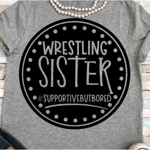 Lucha libre SVG DXF JPEG Silhouette Cameo Cricut torneo imprimible plancha para hermana svg mamá solidaria pero aburrida cartel Me encanta la lucha libre familia