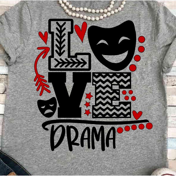 Teacher SVG DXF JPEG Silhouette Cameo Cricut theater teacher stage svg acting svg plays Theater drama svg stage left stage right actress