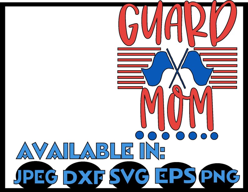 Download Color guard svg SVG DXF JPEG Silhouette Cameo Cricut band ...