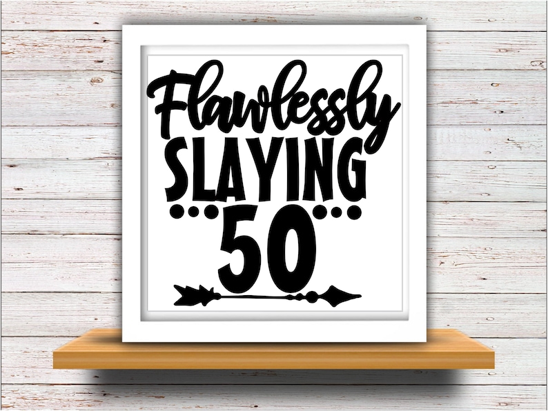 Download Fifty SVG DXF JPEG Silhouette Cameo Cricut 50th Birthday ...