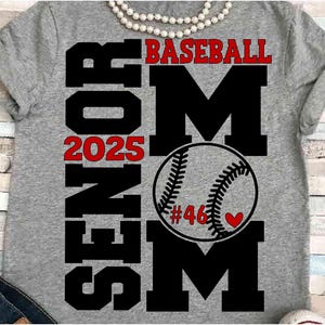 Béisbol SVG DXF JPEG Silhouette Cameo Cricut Mamá mayor plancha para planchar senior afuera juego de pelota padres noche espíritu de grupo torneo familiar cartel