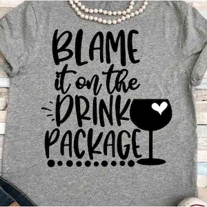 Cruzeiro svg SVG DXF JPEG Silhueta Cameo Cricut adulto svg cruzeiro svg navio de bebidas svg viagem para meninas svg cruzeiro a culpa é do pacote de bebidas