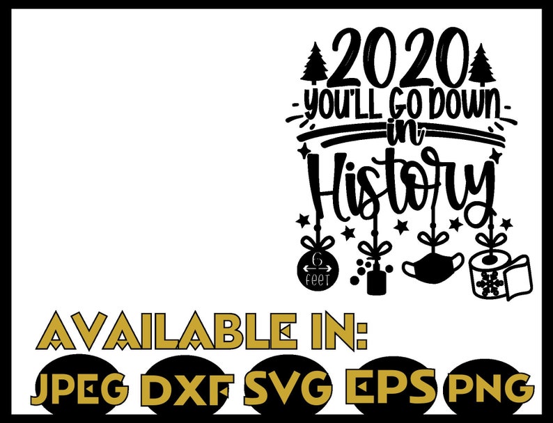 Download Christmas SVG DXF JPEG Silhouette Cameo Cricut 2020 ...