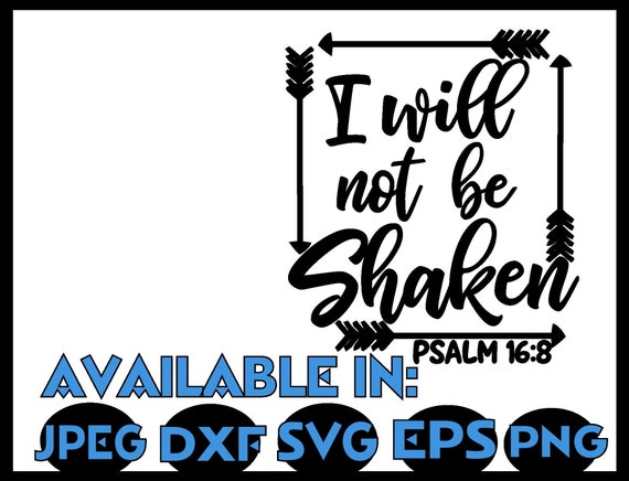 Faith Svg Svg Dxf Jpeg Silhouette Cameo Cricut Psalms Svg Etsy