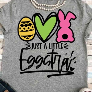 Chasse aux oeufs svg DXF JPEG Silhouette Cameo Cricut avril fer lapin de Pâques sur imprimable signe chemises de groupe église Juste un peu oeuf-stra supplémentaire