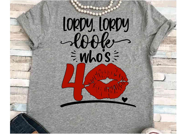 Download Forty SVG DXF JPEG Silhouette Cameo Cricut 40th Birthday ...