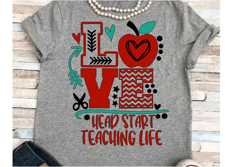 Download Teacher SVG DXF JPEG Silhouette Cameo Cricut Valentines day | Etsy