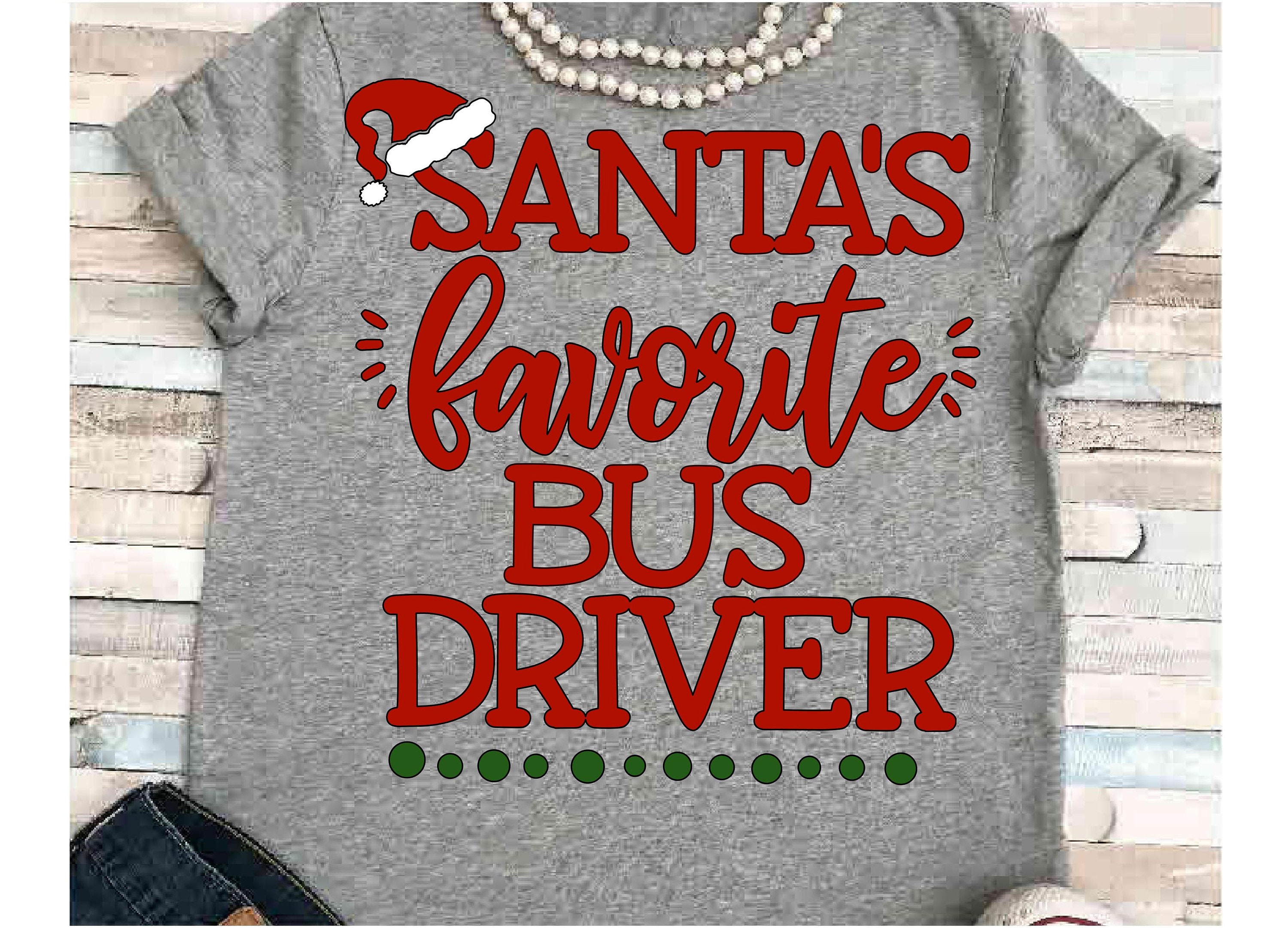 Bus driver SVG DXF JPEG Silhouette Cameo Cricut Christmas ...