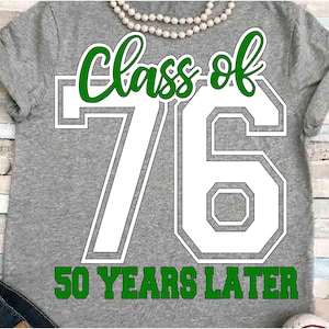 Wiedervereinigung SVG DXF JPEG Silhouette Cameo Cricut Klasse von 1976 Wiedersehensgruppe Gruppengeist Shirt Klasse von 76 virtuellen Spaß 50 Jahre Seniorenklasse 70