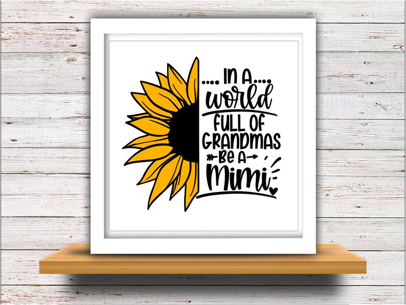 Download Sunflower SVG DXF Jpeg Silhouette Cameo Cricut grandma ...