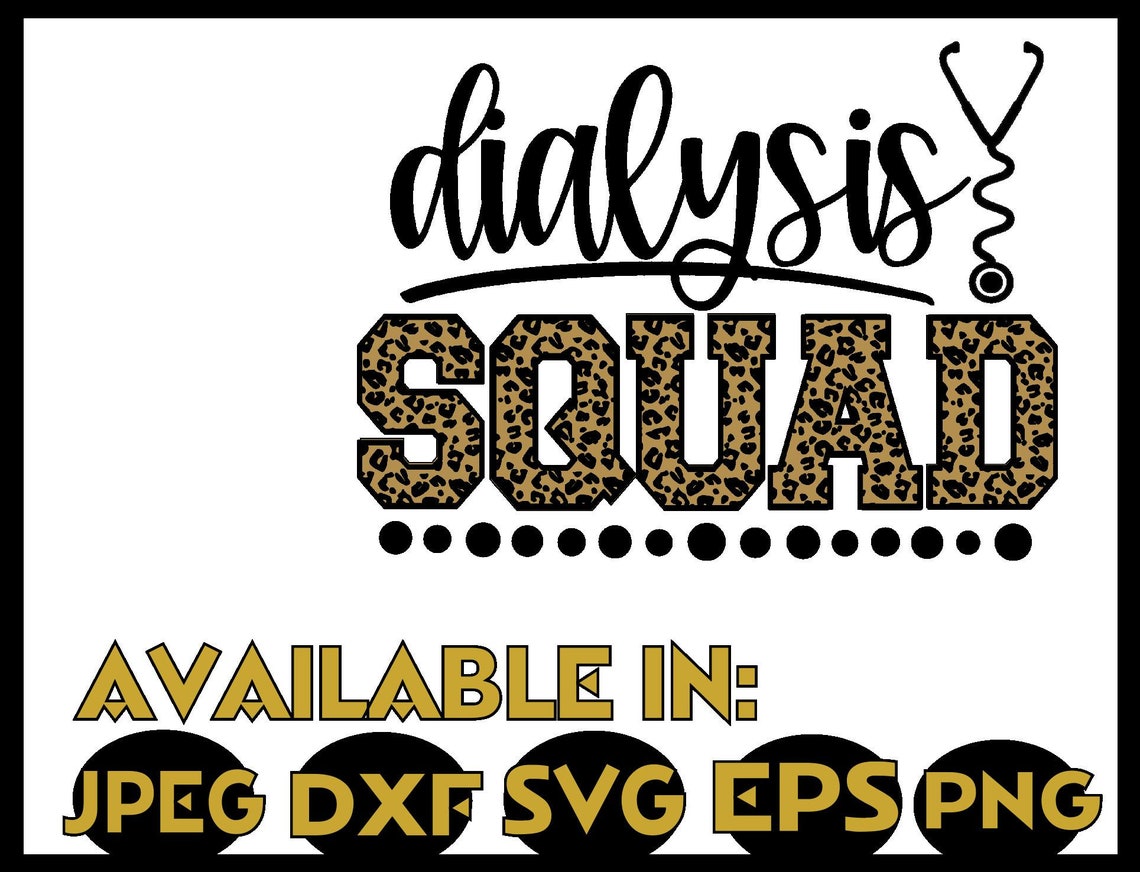 Nurse SVG DXF JPEG Silhouette Cameo Cricut dialysis tech | Etsy