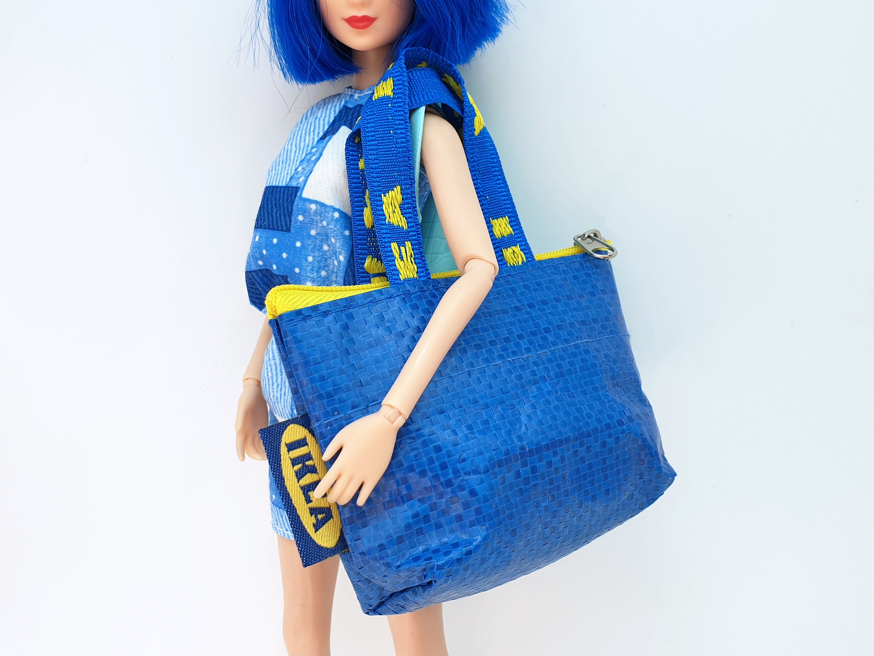 IKEA coin purse key bag super mini mini small storage bag small blue bag  shopping bag Kenorig card bag | Shopee Malaysia