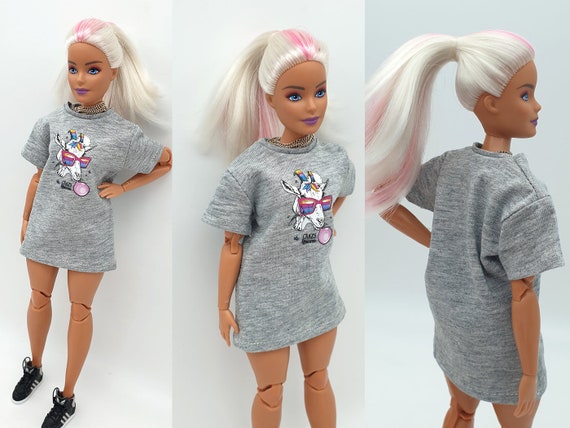 Barbie oversized tee sale