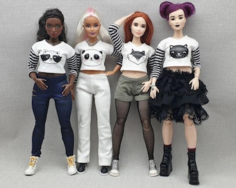 Fashiondoll shirt with closure in the back