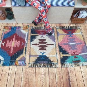 Miniature Rug - Small - 1:6 Scale Dollhouse BOHO Diorama Fashiondoll