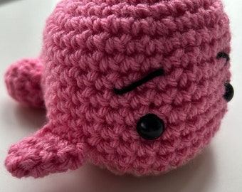 Crocheted whale