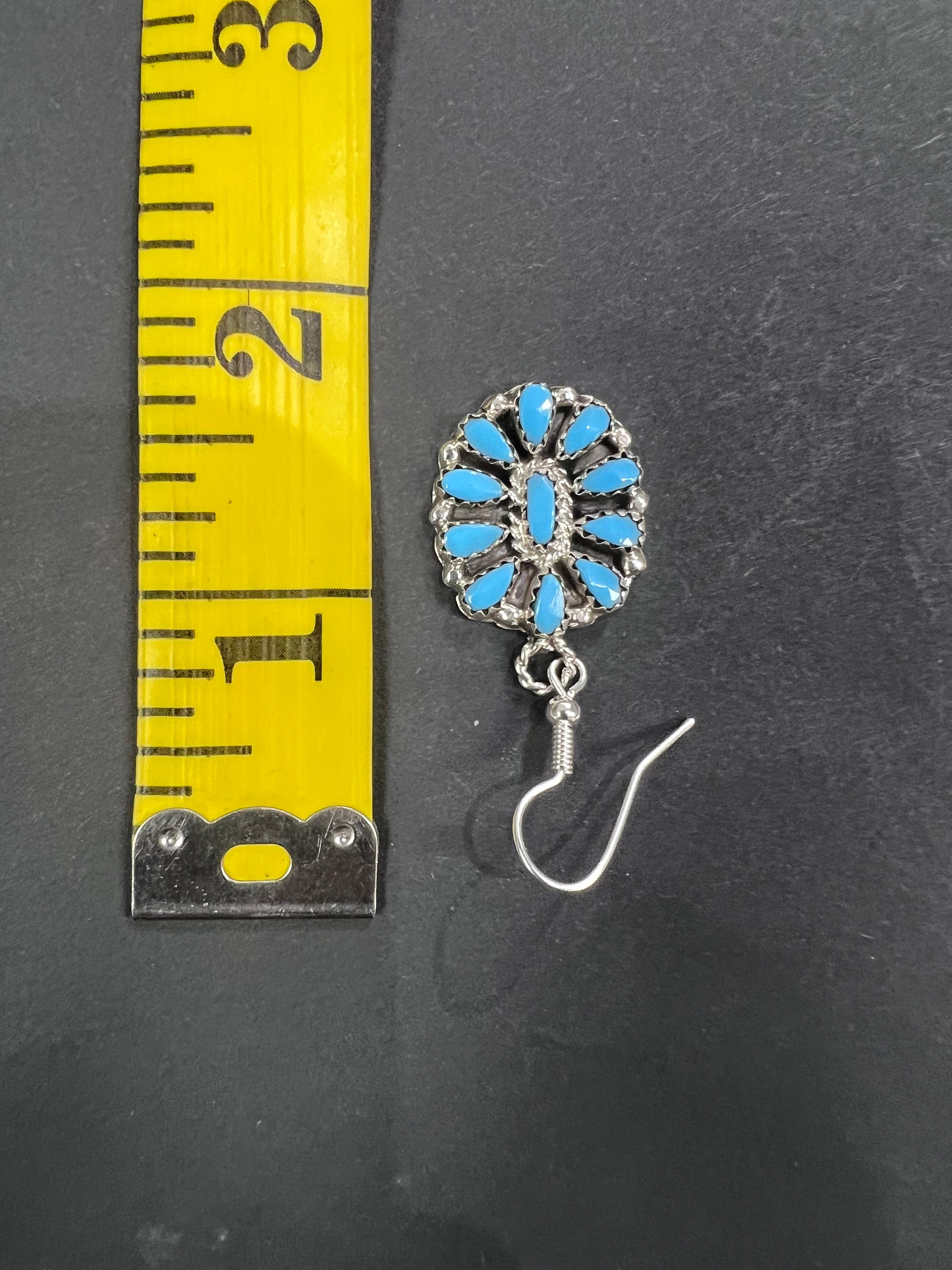 Milton James, Navajo, Turquoise Squash Blossom Necklace and