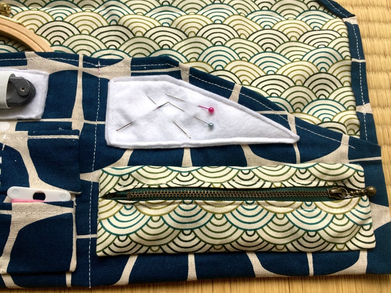 PATTERN Embroidery Cross Stitch Organizer Tool Kit Handmade Etsy